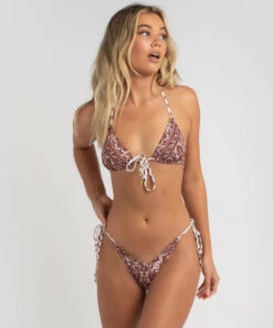 Flash Sale 👏 Kaiami Gypsy Tie Side 👙 Bikini Bottom Choc/multi ✔️ -Hot Sale Citybeach Store 20325379 01 LT XL