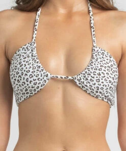 Cheapest 🌟 Kaiami Sassy Sliding Triangle 👙 Bikini Top White/choc 💯 -Hot Sale Citybeach Store 20325386 02 TP XL