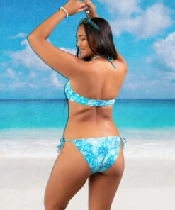 Best Sale 🤩 Topanga Calypso Tie Side 👙 Bikini Bottom Blue 🤩