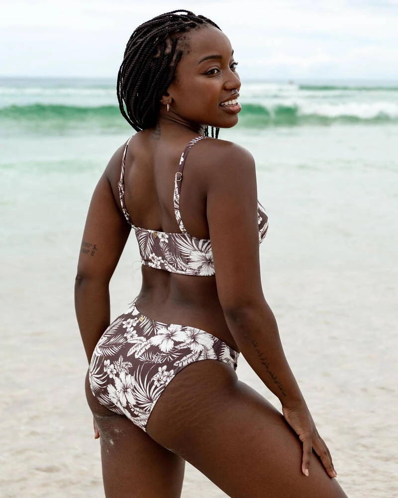Discount 🛒 Kaiami West Palm Rib Ring Bandeau 👙 Bikini Top Chocolate 🌟 2 Discount 🛒 Kaiami West Palm Rib Ring Bandeau 👙 Bikini Top Chocolate 🌟 - Image 2