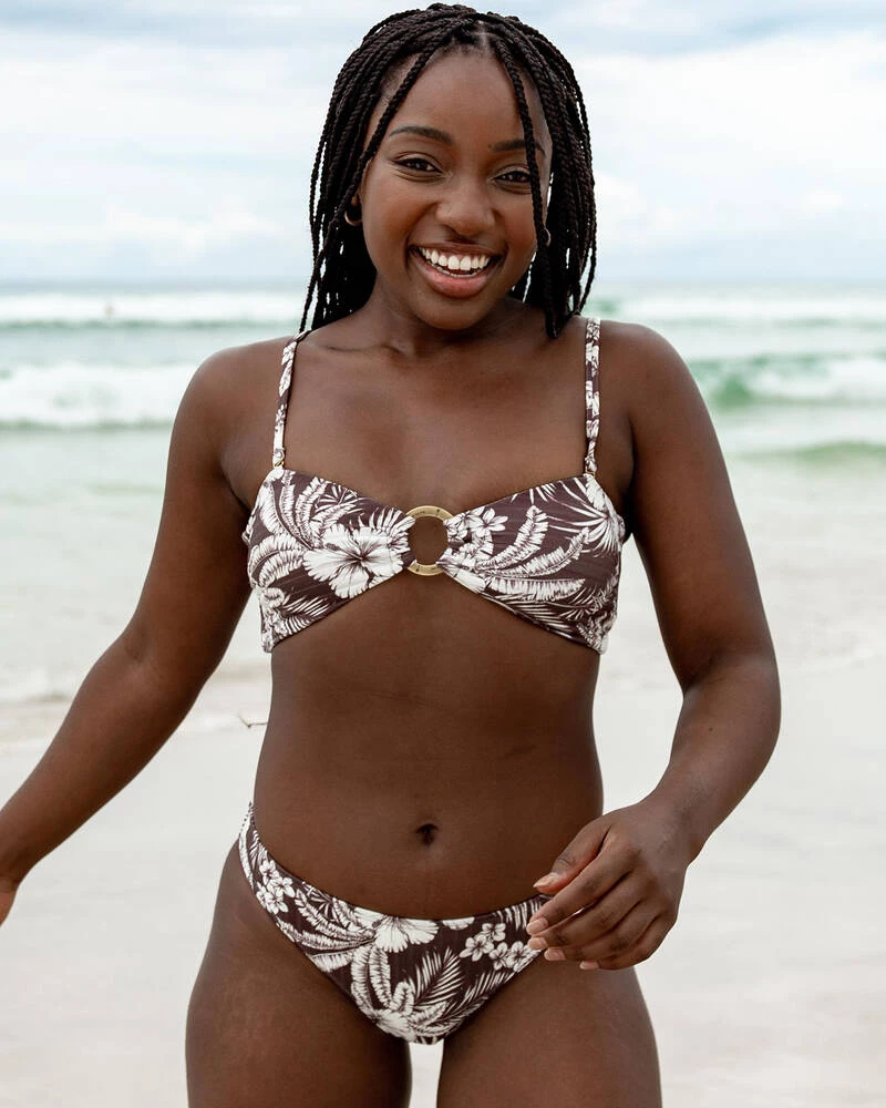 Discount 🛒 Kaiami West Palm Rib Ring Bandeau 👙 Bikini Top Chocolate 🌟 1 Discount 🛒 Kaiami West Palm Rib Ring Bandeau 👙 Bikini Top Chocolate 🌟