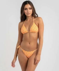 Best Sale ⌛ Topanga Wednesday Reversible Triangle 👙 Bikini Top Orange ⌛ -Hot Sale Citybeach Store 20325415 01 TP XL