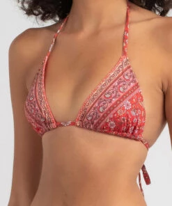 Cheap 👏 Topanga Coral Sunset Sliding Triangle 👙 Bikini Top Red/multi 😉 -Hot Sale Citybeach Store 20325425 01 RT XL