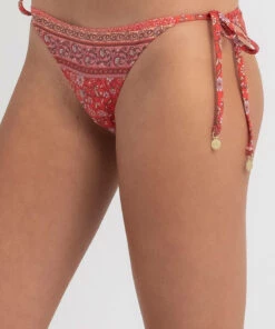Buy 🥰 Topanga Coral Sunset Tie Side 👙 Bikini Bottom Red/multi 🤩 -Hot Sale Citybeach Store 20325426 01 RT XL