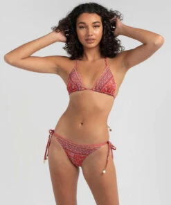 Buy 🥰 Topanga Coral Sunset Tie Side 👙 Bikini Bottom Red/multi 🤩 -Hot Sale Citybeach Store 20325426 01 TP XL