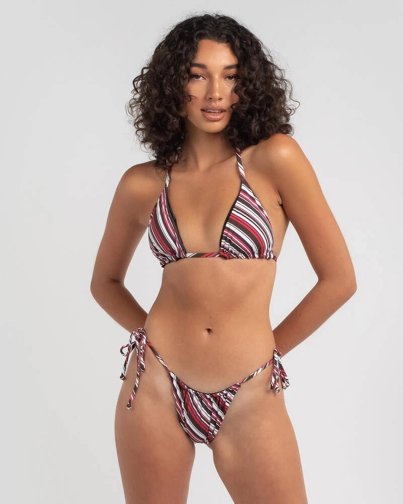 Top 10 ๐ Kaiami Verona Stripe Reversible Triangle ๐ Bikini Top Choc/red Stripe ๐งจ 5 Top 10 ๐ Kaiami Verona Stripe Reversible Triangle ๐ Bikini Top Choc/red Stripe ๐งจ - Image 5