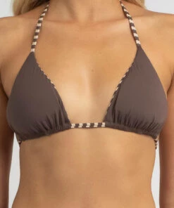 Cheap 😀 Kaiami Odette Reversible Triangle 👙 Bikini Top Choc/cream 🎉 8 Cheap 😀 Kaiami Odette Reversible Triangle 👙 Bikini Top Choc/cream 🎉 -Hot Sale Citybeach Store 20325662 01 RT XL