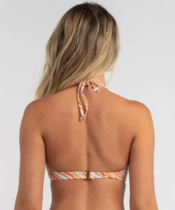 New ⌛ Kaiami Venetia Stripe 👙 Bikini Top Orange ⌛ -Hot Sale Citybeach Store 20325664 01 TP XL