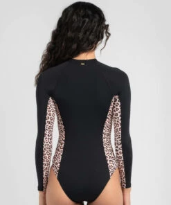 Hot Sale 😍 Kaiami Fierce Long Sleeve Surfsuit Black/leopard 🧨 -Hot Sale Citybeach Store 20325699 01 LT XL