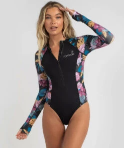 Wholesale ⭐ Topanga Brazilia Long Sleeve Surfsuit Black 🛒 -Hot Sale Citybeach Store 20325706 01 LT XL