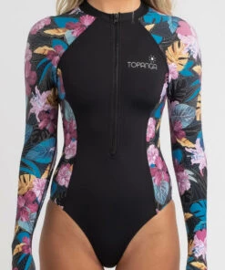 Wholesale ⭐ Topanga Brazilia Long Sleeve Surfsuit Black 🛒 -Hot Sale Citybeach Store 20325706 01 RT XL