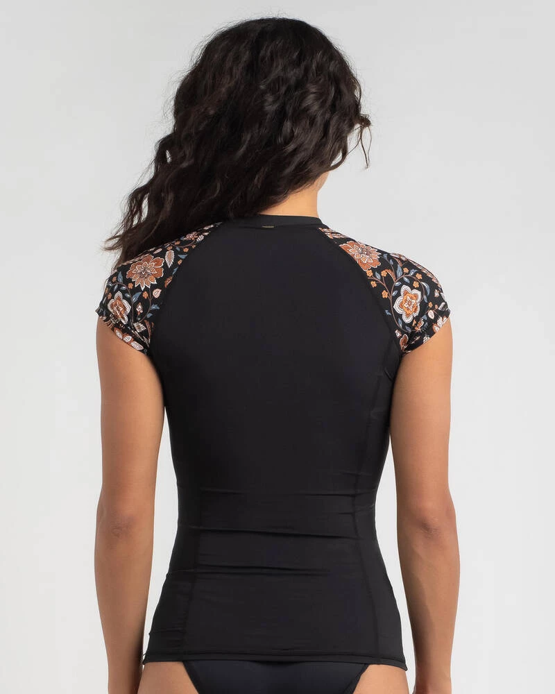 Promo ๐ Topanga Allegra Cap Sleeve Rash Vest Black ๐ 2 Promo ๐ Topanga Allegra Cap Sleeve Rash Vest Black ๐ - Image 2