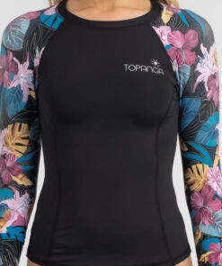 New ๐ฅฐ Topanga Brazilia Long Sleeve Rash Vest Black ๐ฏ 7 New ๐ฅฐ Topanga Brazilia Long Sleeve Rash Vest Black ๐ฏ -Hot Sale Citybeach Store 20325713 01 RT XL