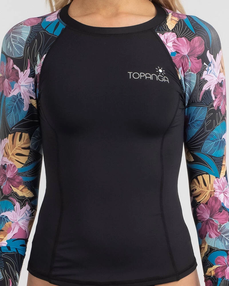 New ๐ฅฐ Topanga Brazilia Long Sleeve Rash Vest Black ๐ฏ 4 New ๐ฅฐ Topanga Brazilia Long Sleeve Rash Vest Black ๐ฏ - Image 4
