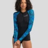 Wholesale 👍 Topanga Calypso Long Sleeve Rash Vest Black 🔥