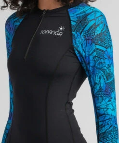 Wholesale 👍 Topanga Calypso Long Sleeve Rash Vest Black 🔥 -Hot Sale Citybeach Store 20325714 01 RT XL