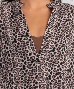 Outlet ✨ Kaiami Dallas Beach Cover Leopard 🔥 -Hot Sale Citybeach Store 20325720 01 RT XL