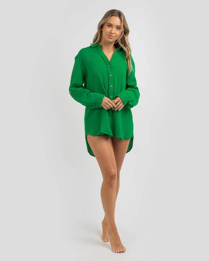Coupon ✨ Topanga James Beach Cover Bright Green ✔️ 2 Coupon ✨ Topanga James Beach Cover Bright Green ✔️ - Image 2