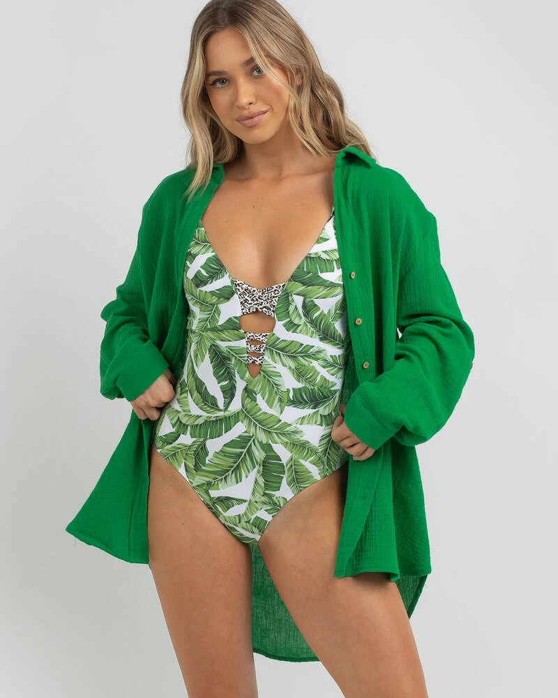 Coupon ✨ Topanga James Beach Cover Bright Green ✔️ 1 Coupon ✨ Topanga James Beach Cover Bright Green ✔️