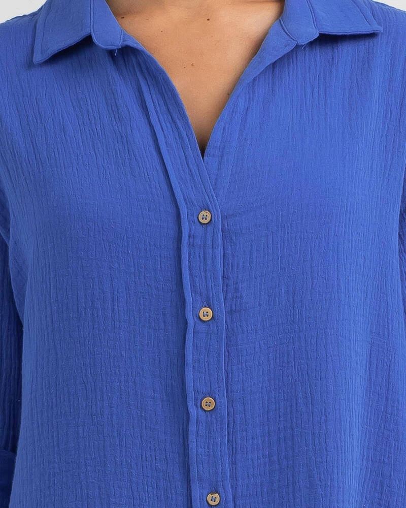 Budget 🤩 Topanga James Beach Cover Electric Blue 🔔 4 Budget 🤩 Topanga James Beach Cover Electric Blue 🔔 - Image 4