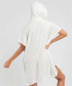 Wholesale ⌛ Topanga Tara Towelling Beach Cover White 🎉 -Hot Sale Citybeach Store 20325723 03 LT XL