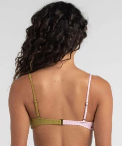 Discount ✨ Rip Curl Surf Spray Stripe Bralette 👙 Bikini Top Pink ✨ -Hot Sale Citybeach Store 20325878 02 LT XL