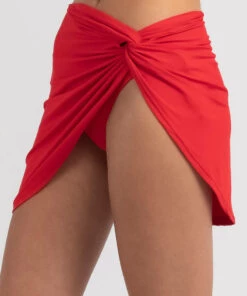 Promo ✔️ Kaiami Tango Twist Sarong Chilli Red 🛒 -Hot Sale Citybeach Store 20325974 04 RT XL