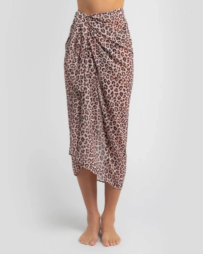 Discount ๐งจ Kaiami Wategos Sheer Sarong Fierce Leopard ๐ 2 Discount ๐งจ Kaiami Wategos Sheer Sarong Fierce Leopard ๐ - Image 2
