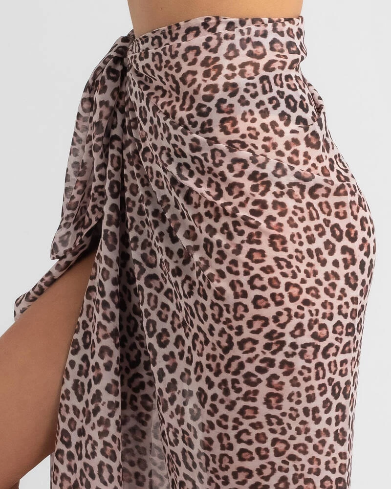 Discount ๐งจ Kaiami Wategos Sheer Sarong Fierce Leopard ๐ 4 Discount ๐งจ Kaiami Wategos Sheer Sarong Fierce Leopard ๐ - Image 4