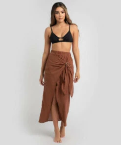 Cheap 🎉 Topanga Daydream Sarong Chocolate 🧨 -Hot Sale Citybeach Store 20325997 02 TP XL