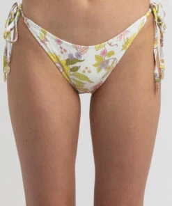 Best Sale 🛒 Topanga Quinn Tie Side 👙 Bikini Bottom White/multi ❤️ -Hot Sale Citybeach Store 20326049 01 LT XL