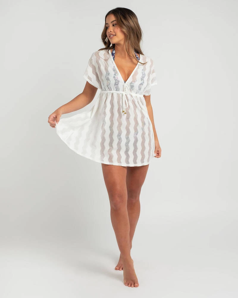 Outlet 🔔 Kaiami Memphis Beach Cover White 🔔 2 Outlet 🔔 Kaiami Memphis Beach Cover White 🔔 - Image 2