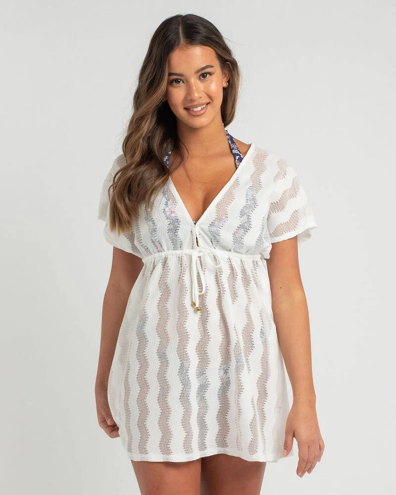 Outlet 🔔 Kaiami Memphis Beach Cover White 🔔 1 Outlet 🔔 Kaiami Memphis Beach Cover White 🔔