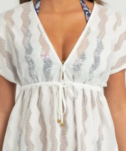 Outlet 🔔 Kaiami Memphis Beach Cover White 🔔 7 Outlet 🔔 Kaiami Memphis Beach Cover White 🔔 -Hot Sale Citybeach Store 20326141 01 RT XL