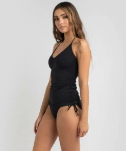 Best Sale ✨ Topanga Shilah Tankini Top Black 🤩 -Hot Sale Citybeach Store 20326308 01 LT XL