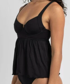 Best Sale 💯 Topanga Lemmi Tankini Top Black ✨ -Hot Sale Citybeach Store 20326311 01 RT XL