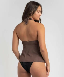 Outlet 🤩 Kaiami Norah Tankini Top Chocolate 🎉 6 Outlet 🤩 Kaiami Norah Tankini Top Chocolate 🎉 -Hot Sale Citybeach Store 20326314 01 LT XL