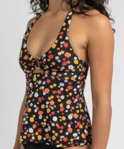 Promo 🌟 Kaiami Rhi Tankini Top Black / Floral ⌛ -Hot Sale Citybeach Store 20326315 01 RT XL