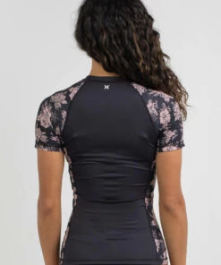 Top 10 🥰 Hurley Fleur Short Sleeve Rash Vest Light Teal 🔥 -Hot Sale Citybeach Store 20326346 01 LT XL