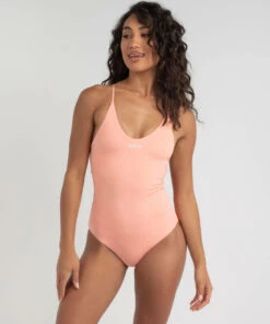 Flash Sale ✨ Hurley One And Only Solid One Piece Peach Melon 😍