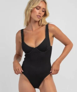 Outlet ⭐ Billabong ☀️ Summer High Chloe One Piece 🩱 Swimsuit Black Sands 🤩 -Hot Sale Citybeach Store 20326469 02 TP XL