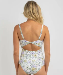 Outlet 🛒 Rip Curl Sunset Haze Full One Piece 🩱 Swimsuit Cream 👏 -Hot Sale Citybeach Store 20326579 01 LT XL