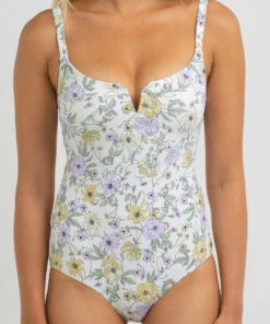 Outlet 🛒 Rip Curl Sunset Haze Full One Piece 🩱 Swimsuit Cream 👏 -Hot Sale Citybeach Store 20326579 01 RT XL