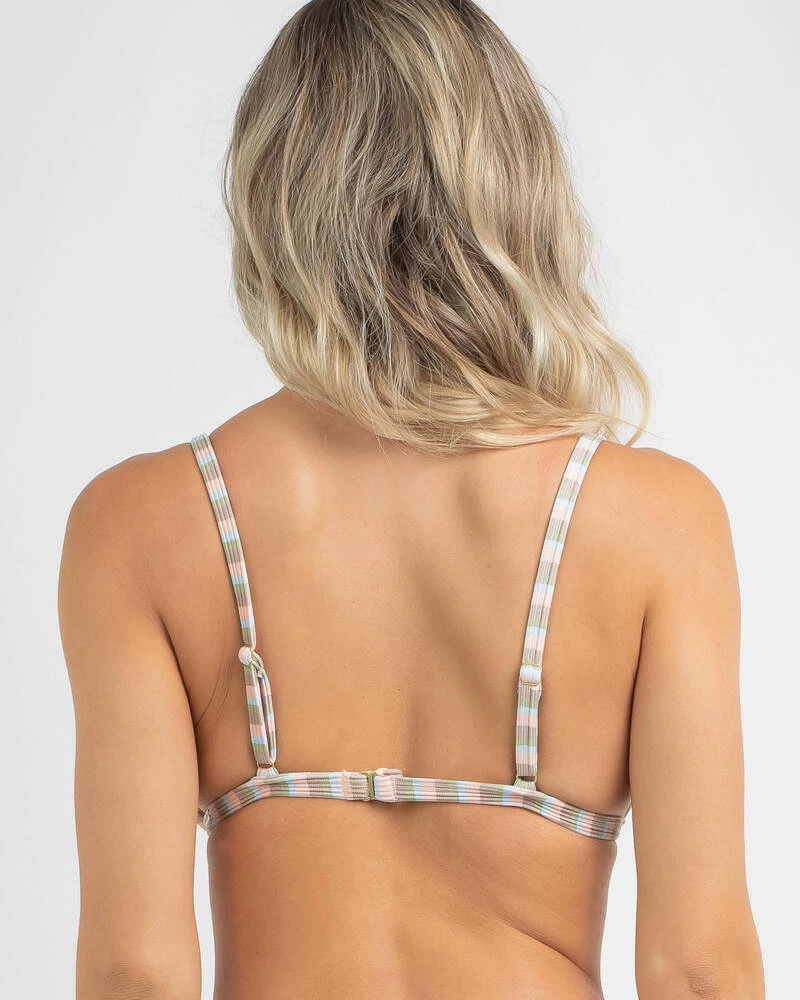 Cheap 👍 Billabong Sunday Stripe Ivy Triangle 👙 Bikini Top Multi 🔥 3 Cheap 👍 Billabong Sunday Stripe Ivy Triangle 👙 Bikini Top Multi 🔥 - Image 3