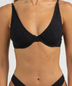 Coupon ๐ Kaiami Tyra Texture Balconette ๐ Bikini Top Black โ๏ธ 7 Coupon ๐ Kaiami Tyra Texture Balconette ๐ Bikini Top Black โ๏ธ -Hot Sale Citybeach Store 20326681 01 RT XL