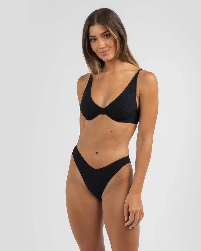 Brand new 💯 Kaiami Tyra Texture High Cut 👙 Bikini Bottom Black 😍 2 Brand new 💯 Kaiami Tyra Texture High Cut 👙 Bikini Bottom Black 😍 - Image 2