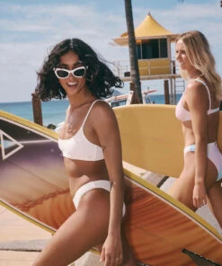 Wholesale 🌟 Billabong Tanlines Scoop Bralette 👙 Bikini Top White 🌟 -Hot Sale Citybeach Store 20327092 01 LT XL