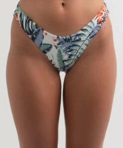 Wholesale 😉 Roxy PT Beach Classics Cheeky 👙 Bikini Bottom Bright White Soul Flower ❤️ -Hot Sale Citybeach Store 20327259 01 TP XL