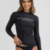 Deals 🔥 Billabong Serenity Long Sleeve Rash Vest Black ⭐