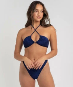 Discount 🔔 Kaiami Nova Sparkle Triangle 👙 Bikini Top Bright Blue Sparkle 🎉 -Hot Sale Citybeach Store 20327737 01 LT XL